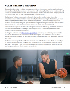 stephen curry workbook